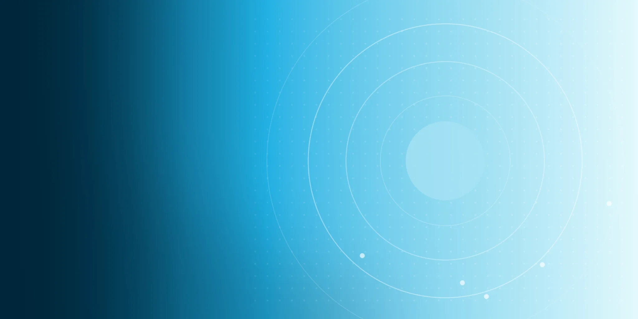 Abstract concentric ring graphic on a blue IM&PC banner for a guide to what temperature counts as a fever in a child